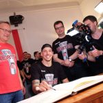 Meisterempfang im Rathaus und Eintrag ins Goldene Buch der Stadt