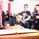 Meisterempfang im Rathaus und Eintrag ins Goldene Buch der Stadt