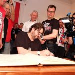 Meisterempfang im Rathaus und Eintrag ins Goldene Buch der Stadt