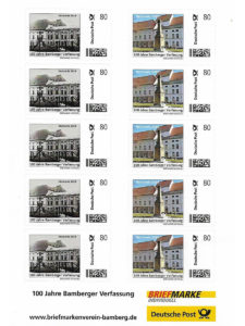 100 Jahre Bamberger Verfassung Briefmarke