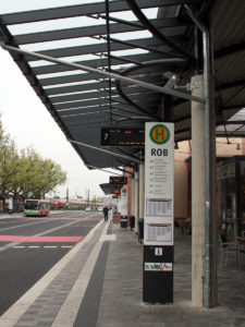 ROB-Haltestelle in Aschaffenburg