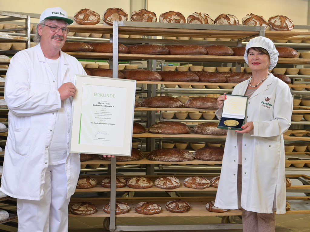 Auszeichnung Bäckerei Fuchs