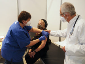 Rundgang Corona-Impfzentrum Bamberg