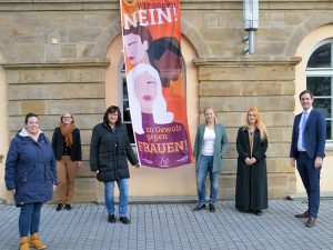 Tag gegen Gewalt an Frauen - Flagge 2021