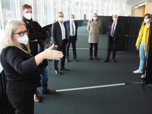 Impfzentrum in der Konzert- und Kongresshalle Bamberg