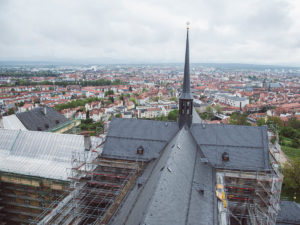 Kloster_St_Michael_Oberste_Gerüstlagen_werden_abgebaut