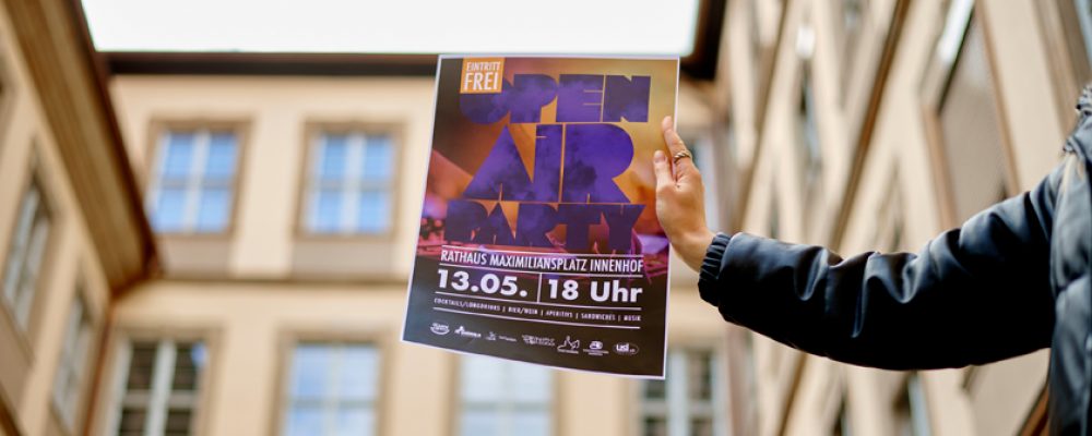 „Open Air Party“ steigt im Rathaus-Innenhof