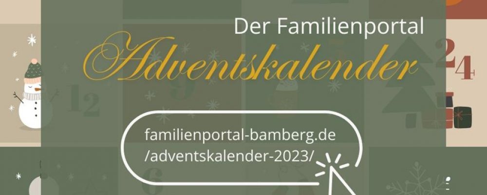 Digitaler Adventskalender auf dem Familienportal