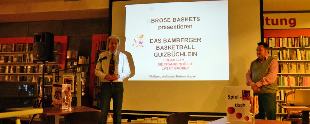 Präsentation des Bamberger Basketball Quizbüchleins