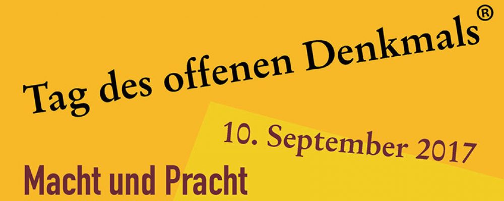 Tag des offenen Denkmals 2017 in Bamberg am 10. September 2017