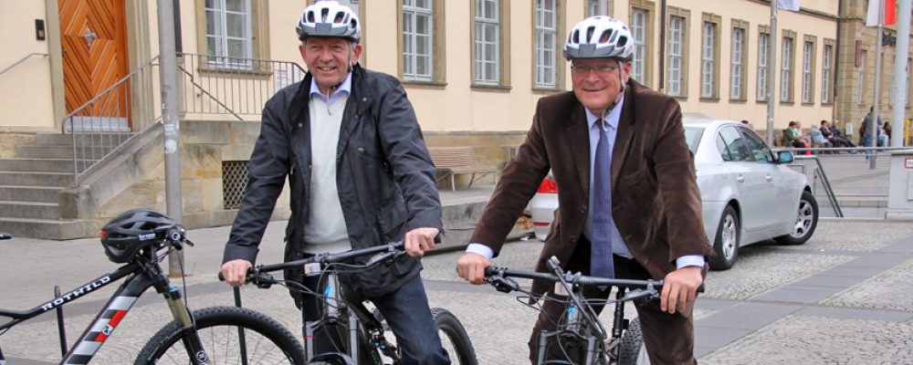 Fahrradstadt Bamberg: Grünpfeil für Radfahrer wird getestet