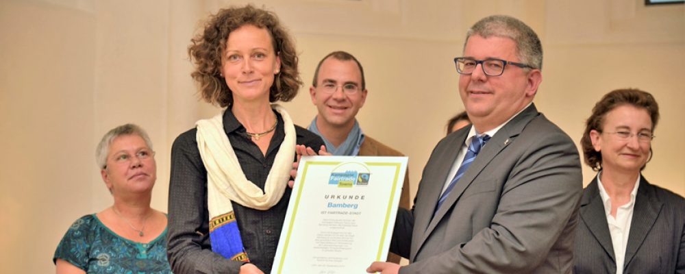 Drei Jahre Fairtraide-Town Bamberg