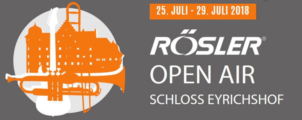 Rösler Open Air Schloss Eyrichshof 2018
