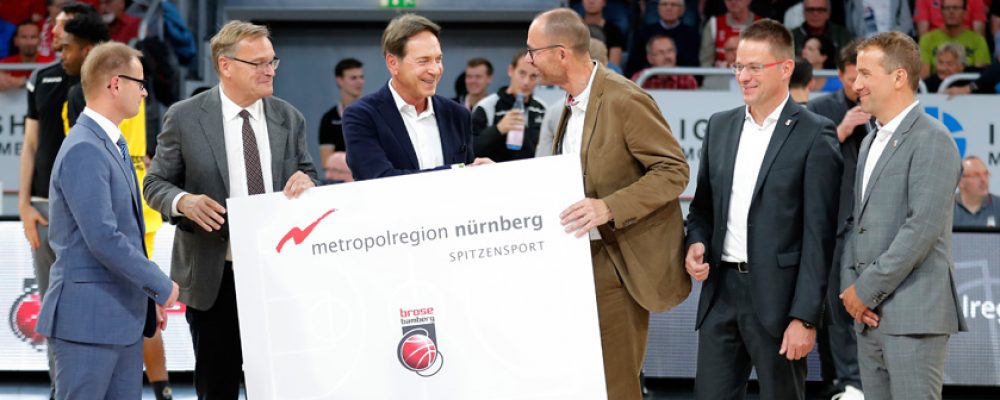 Brose Bamberg ist offizieller Imageträger der Metropolregion Nürnberg