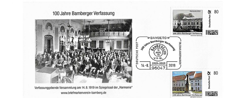 Sonderpostamt zu 100 Jahre Bamberger Verfassung