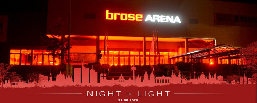 Aktion „Night of Light“ – Auch Bamberg leuchtet rot
