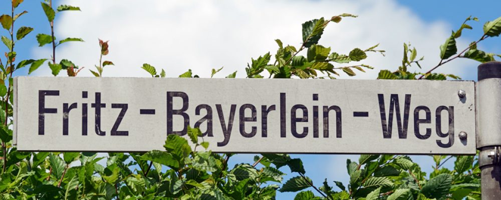 Bürgerbeteiligung zum Fritz-Bayerlein-Weg
