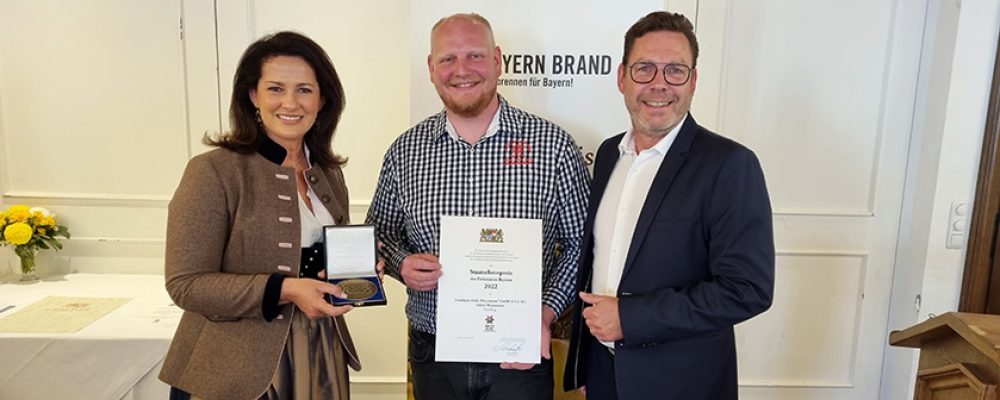 Weyermann® Destillerie erhält Bayerischen Staatsehrenpreis für Edelbrenner