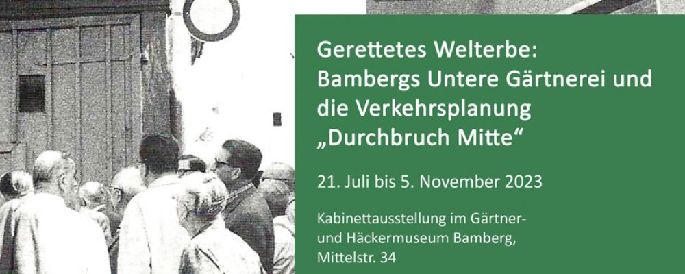 Gerettetes Erbe: Bambergs Untere Gärtnerei