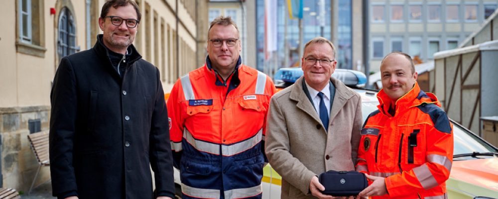 Noch näher am Patienten: Mobiles Ultraschallgerät für Rettungsfahrzeuge in Bamberg