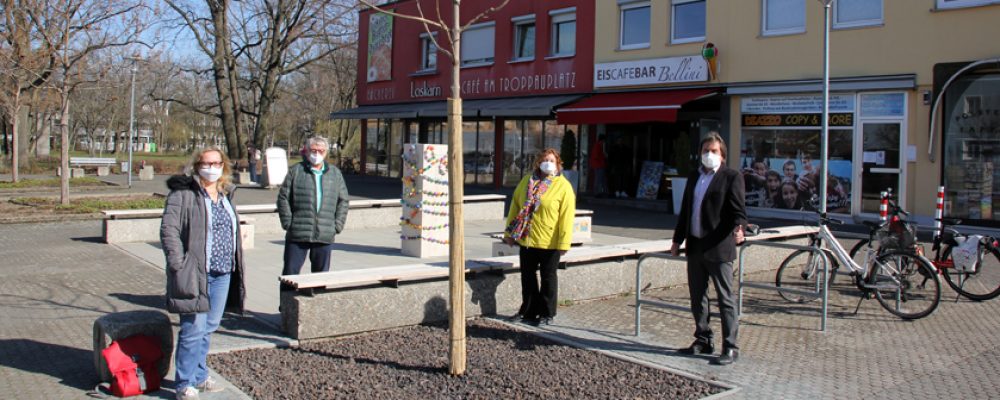 Ein neuer Baum für den Troppauplatz