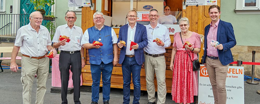 50 Cent pro Wurstverkauf gingen an die Tafel