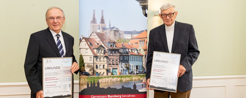 Fassadenpreise für das  Sams-Haus und die Bischofsmühle