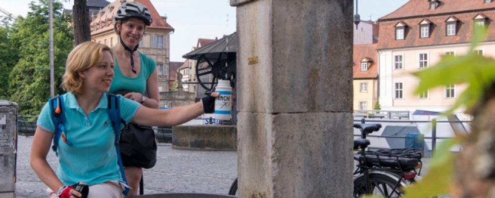 RegnitzRadweg an heißen Tagen