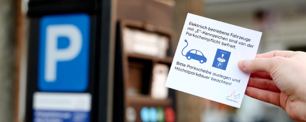 Kostenloses Parken für E-Autos