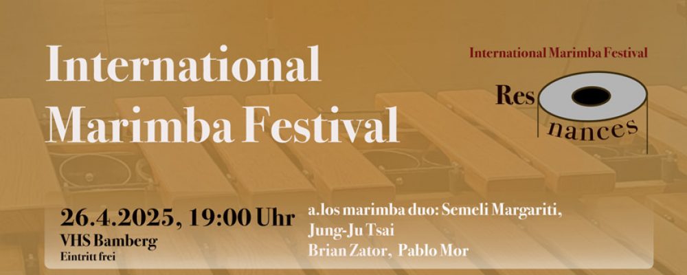 Marimba-Klänge erfüllen Bamberg