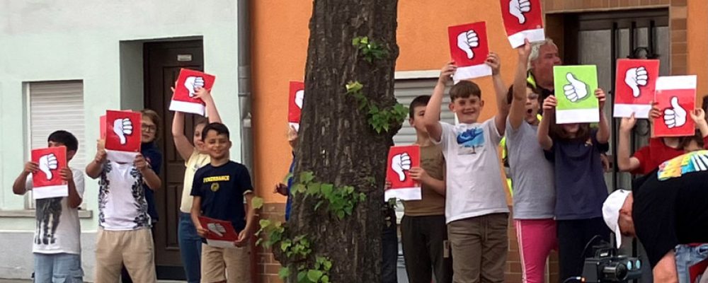 Tempo-Checker für sichere Schulwege unterwegs