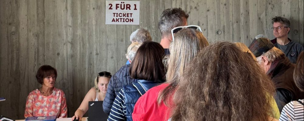 Massenansturm auf den Kulturboden