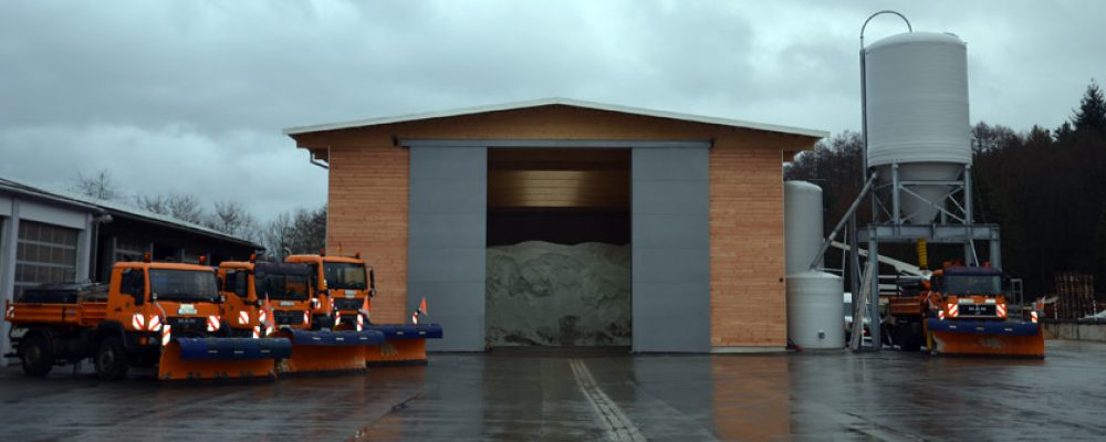 Kreisbauhof Bamberg bereit für winterliche Straßenverhältnisse