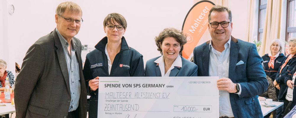 „Gemeinschaft schenken“: SPS-Spende über 10.000 Euro stärkt Trauerarbeit und Malteser-Angebote für ältere Menschen
