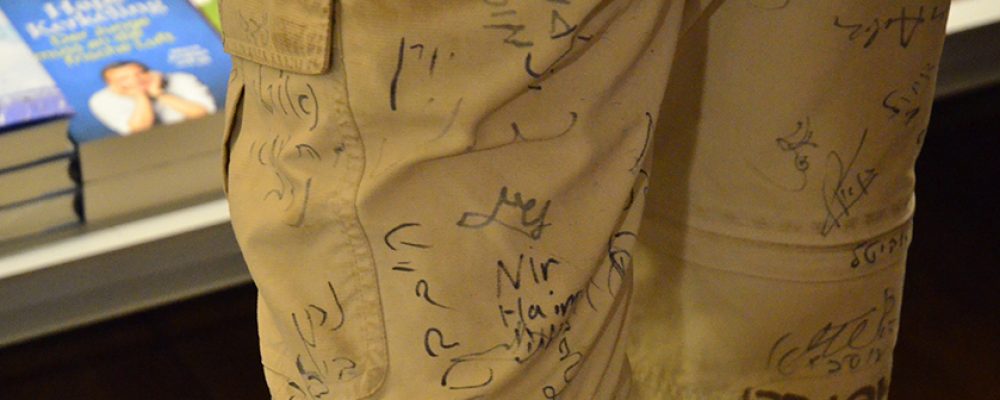 Extremwanderer Christian Seebauer präsentierte im Hübscher Buch und Medienhaus den Israel-Trail in wunderbaren Bildern.