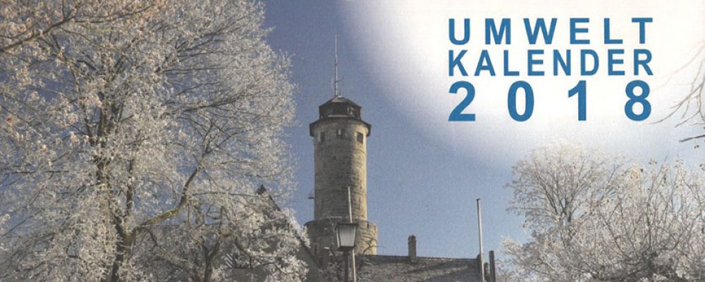 Umweltkalender 2018 ab 12. Dezember erhältlich