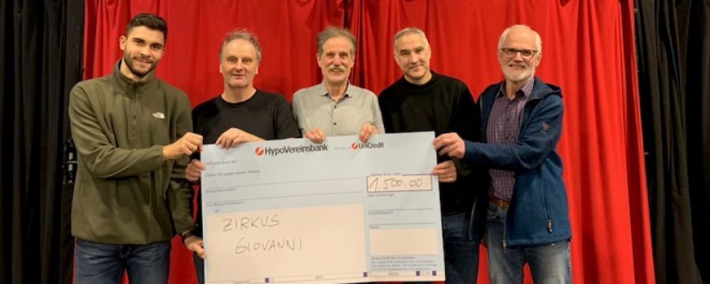 Die Domreiter spenden für Zirkus Giovanni