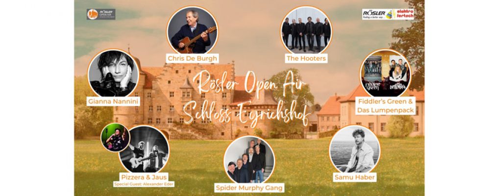 Rösler Open Air 2025: Musikalische Weltstars im historischen Ambiente von Schloss Eyrichshof