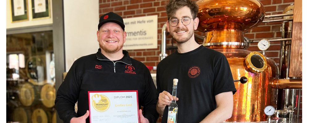 Weyermann ®  Blutorangenbrand erhält „Großes Gold“ bei Frankfurt Spirits Trophy