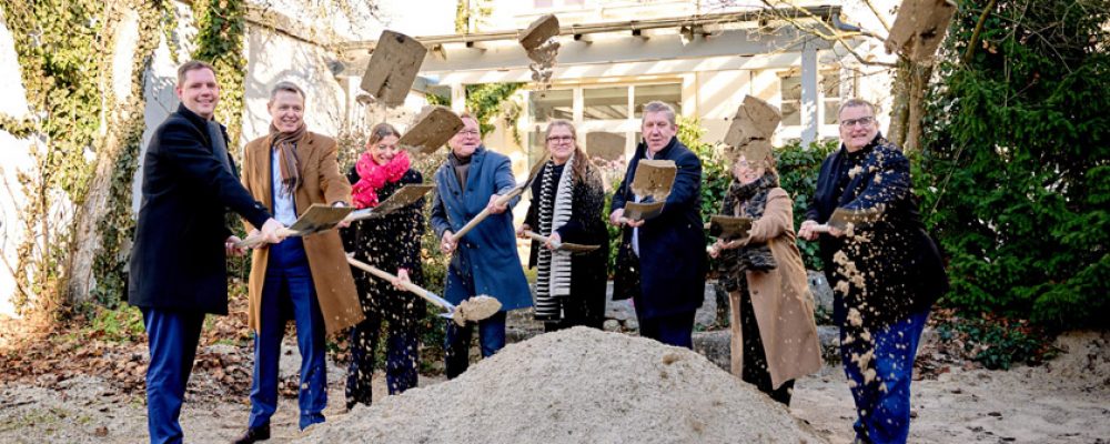 Spatenstich für das neue Jugendzentrum Margaretendamm